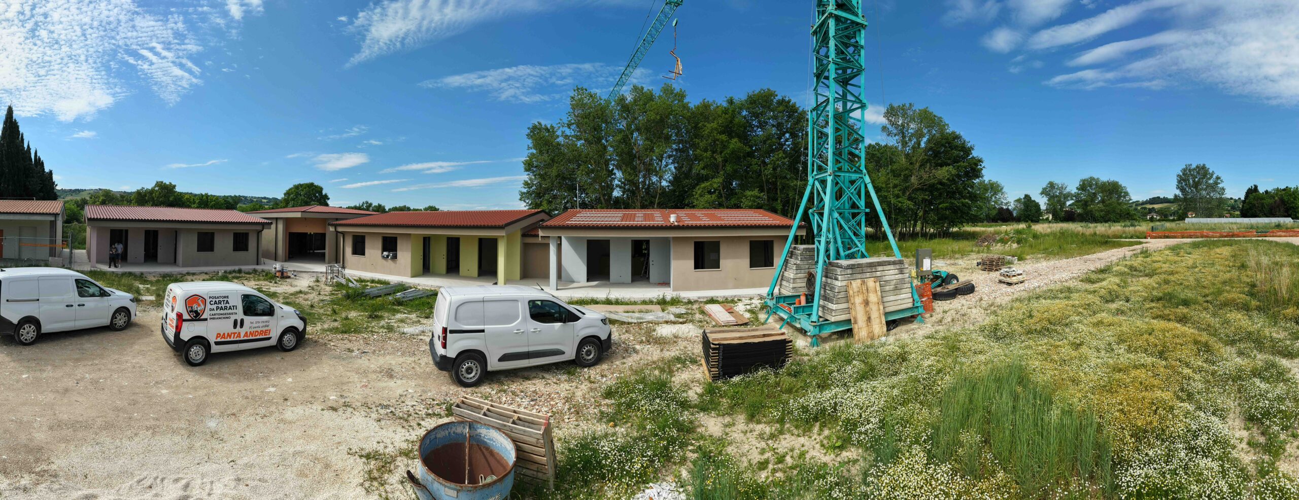 Interno della nuova struttura cooperativa di bolina